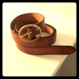 J. Crew genuine leather brown belt